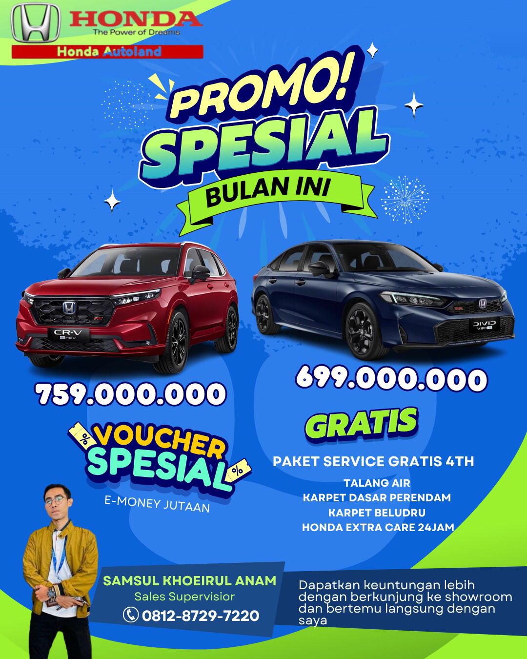 Promo Honda CR-V Special Juni 2025 Jakarta